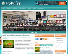 Hobbies Blogger Template