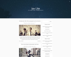 Jax Lite Blogger Template