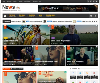 News Mag Blogger Template