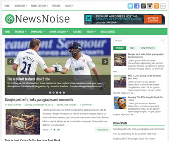 NewsNoise Blogger Template