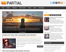 Partial Blogger Template