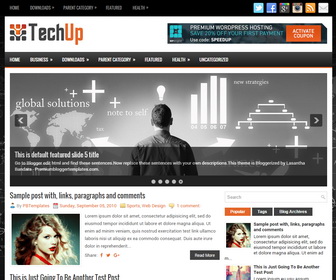 TechUp Blogger Template