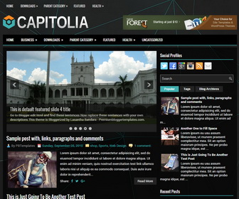 Capitolia Blogger Template