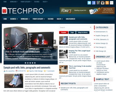 TechPro Blogger Template