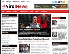 ViralNews Blogger Template