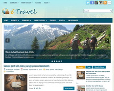 iTravel Blogger Template