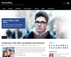 HestiaMag Blogger Template