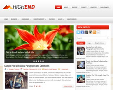 HighEnd Blogger Template