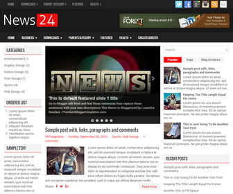 News24 Blogger Template