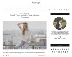 Olsen Light Blogger Template