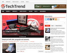 TechTrend Blogger Template