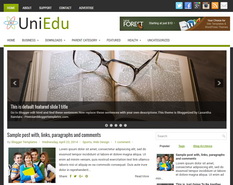 UniEdu Blogger Template