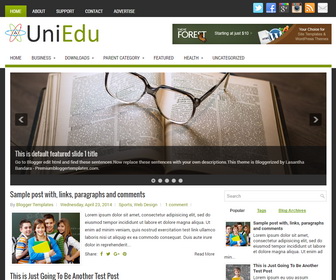 UniEdu Blogger Template