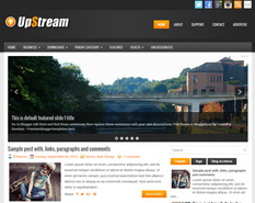 UpStream Blogger Template