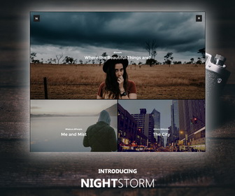 NightStorm Blogger Template