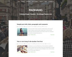 Padhang Blogger Template