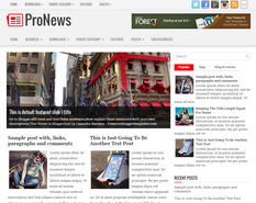 ProNews Blogger Template