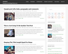 Vegeta Blogger Template