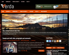 Verda Blogger Template