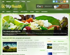 WpHealth Blogger Template