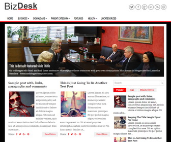 BizDesk Blogger Template