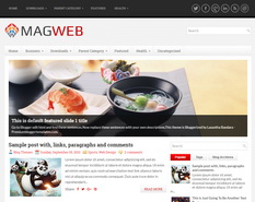 MagWeb Blogger Template