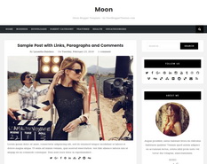 Moon Blogger Template