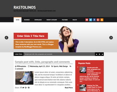 Rastolinos Blogger Template