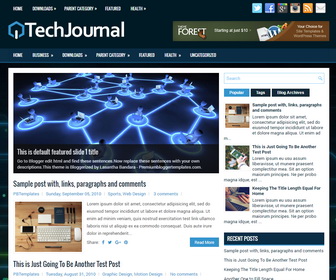 TechJournal Blogger Template