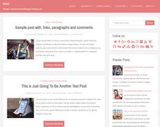 Brood Blogger Template