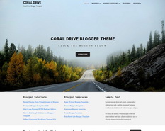 Coral Drive Blogger Template