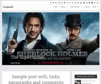 Cosparell Blogger Template