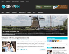 Dropen Blogger Template