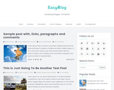 EasyBlog Blogger Template