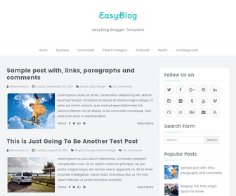 EasyBlog Blogger Template