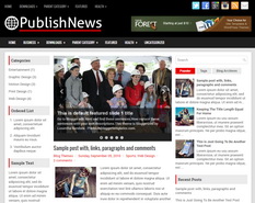 PublishNews Blogger Template