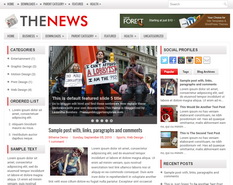 TheNews Blogger Template