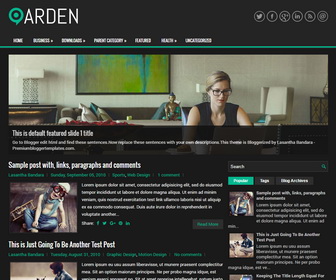 Arden Blogger Template