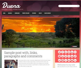 Duena Blogger Template