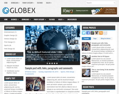 Globex Blogger Template