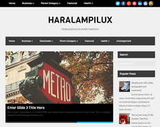 HaralampiLux Blogger Template