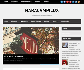HaralampiLux Blogger Template