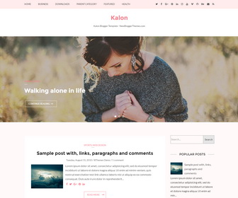 Kalon Blogger Template