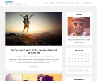 Kotha Blogger Template