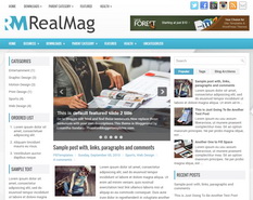 RealMag Blogger Template