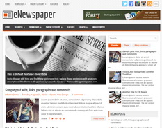 eNewspaper Blogger Template