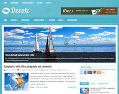 Devote Blogger Template