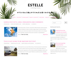 Estelle Blogger Template