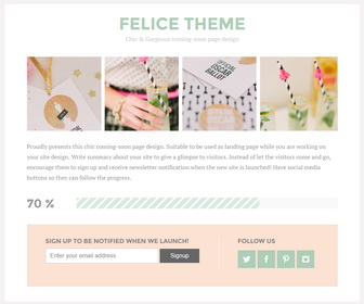 Felice Blogger Template