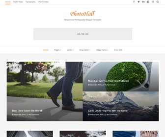 PhotoHall Blogger Template